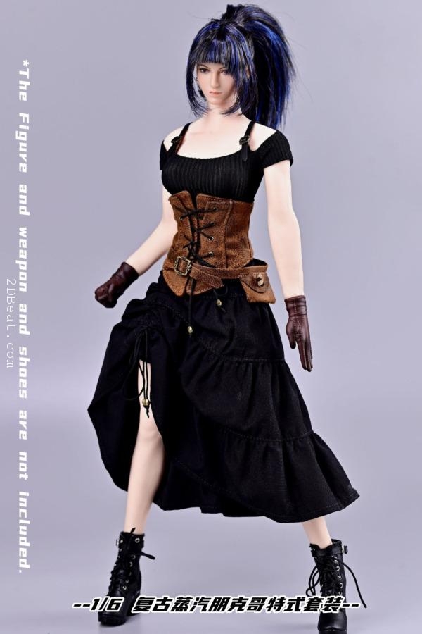 1/6 Vintage Steampunk Gothic Set For 12 Female PH TBL JO Figure Body *  2DBeat Hobby Store