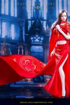 ACPLAY 1/6 ATX050-RED Queen Style Long Dress