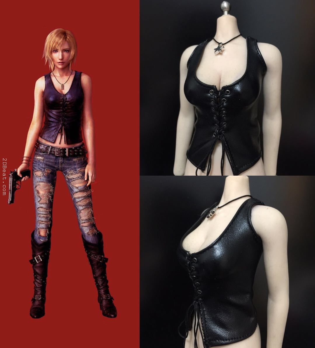 1/6 Scale Aya Brea Leather Vest – Parasite Eve The 3rd Birthday – 2DBeat  Hobby Store