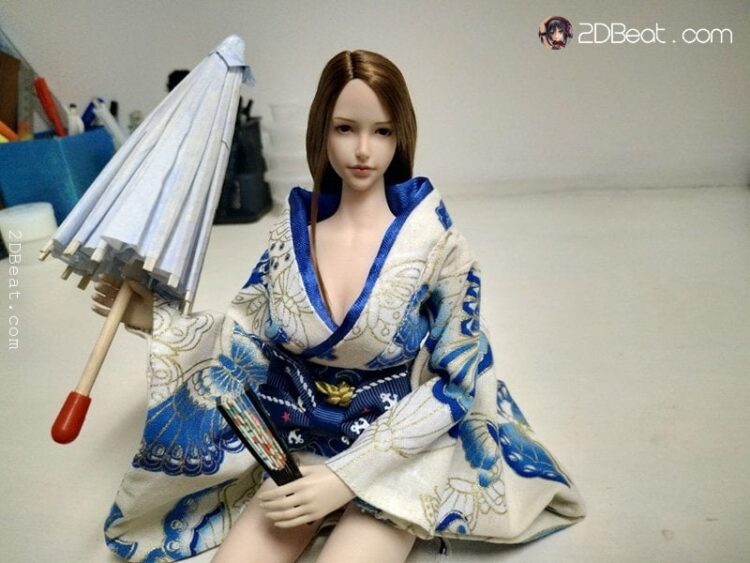 Trang Phục Nữ  1/6 Kimono Nhật Bản Chính Hãng dành cho Phicen Hot Toys UD Jiaoudoll