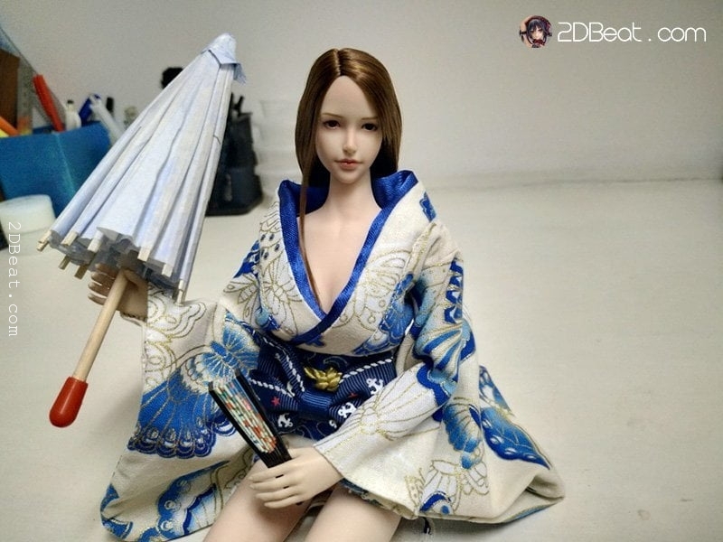 1/6 Japanese Kimono Dress PURPLE For 12" TBL PHICEN VERYCOOL Female Figure USA 