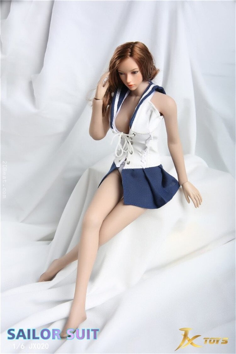 JXTOYS JX020 Sexy Sailor Suit Underwear Clothes Set 1/6
