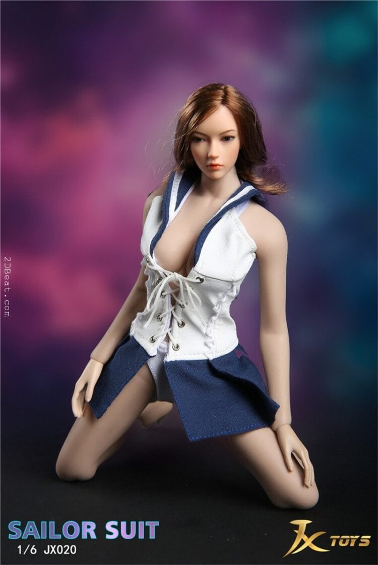 JXTOYS JX020 Sexy Sailor Suit Underwear Clothes Set 1/6