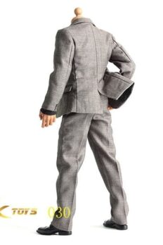 JXTOYS-030 1/6 Dark gray Men's suit for Hot Toys body 