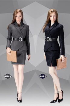 1/6  Office Lady Female Suit Set Skirt Version - A