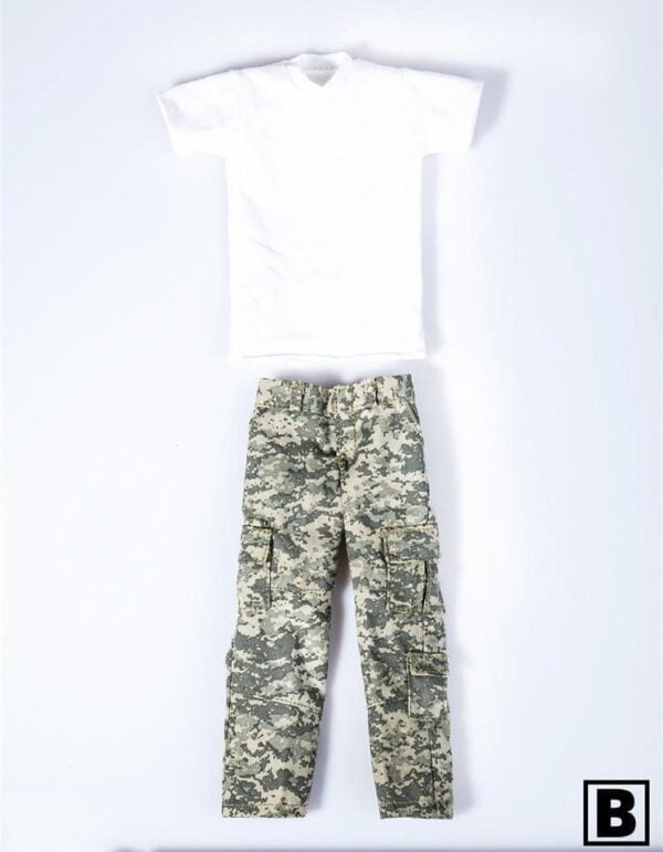 TYM039 Tactical Camouflage Vest & Trousers 1/6 Scale