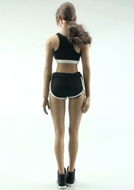Yoga Fitness Sportswear Female Sports Suit Set 1/6 Scale