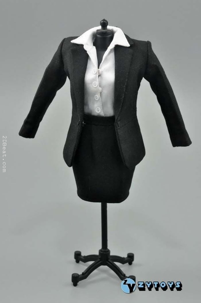 1/6 Scale Office Lady Business BLACK Suits Set For 12'' Female Figure ❶USA❶ 