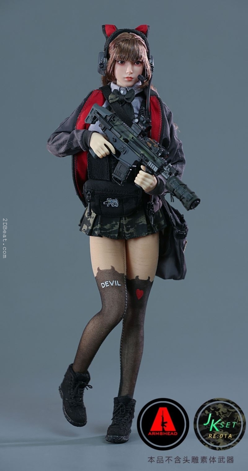 ARMSHEAD JK GIRL SET RE:01 Armed Girls School Set 1/6 Scale