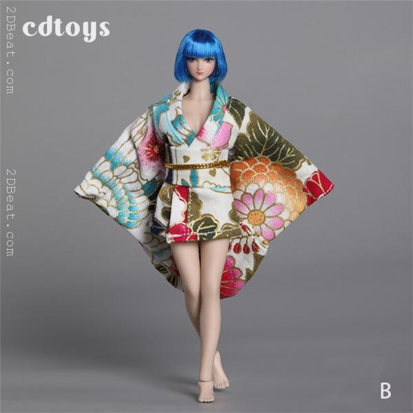 1/12 scale CDTOYS CD016 Yukata, Kimono Sleeve Outfit Short Ver