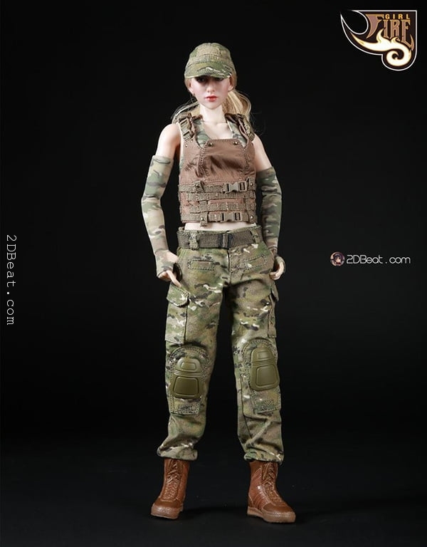 1/6 Fire Girl Toys FG003 Multicam Tactical Female Shooter Accessory ...