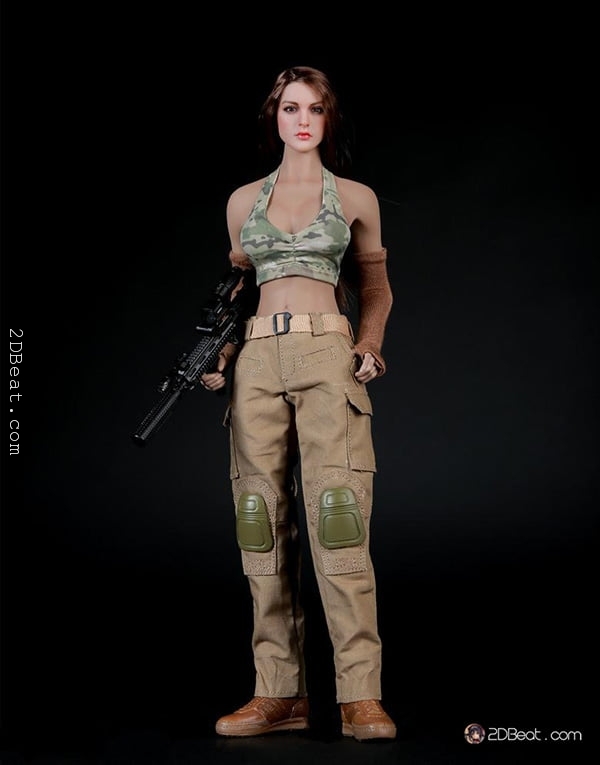 Fire Girl Toys FG004 1/6 Female Combat Clothes Suit Uniform Model Fit 12'' Body 