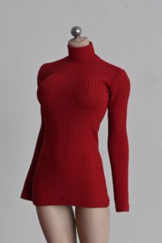 [In-Stock] 1:6 Scale Red Sweater Dress Clothes For 12" Female Phicen Tbleague, JO, Fr Dolls