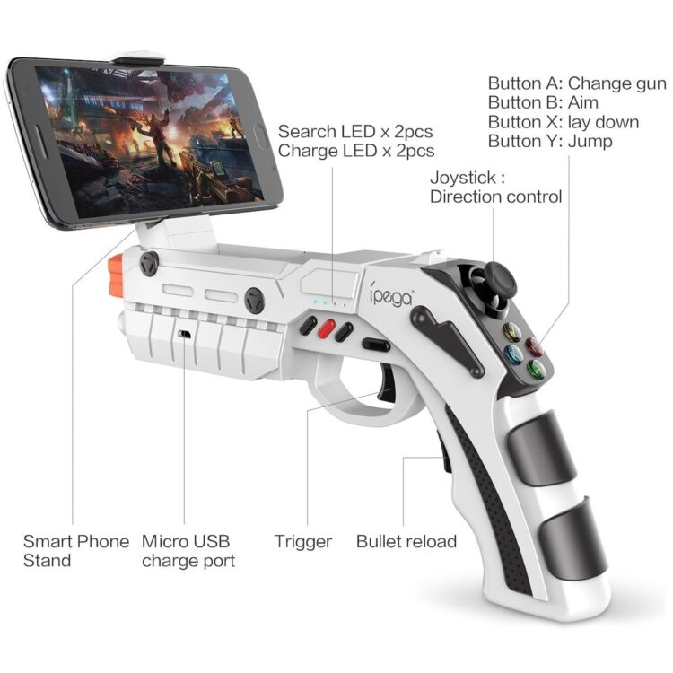 [Order] Tay cầm game iPEGA PG-9082 Bluetooth hỗ trợ game VR, có rung