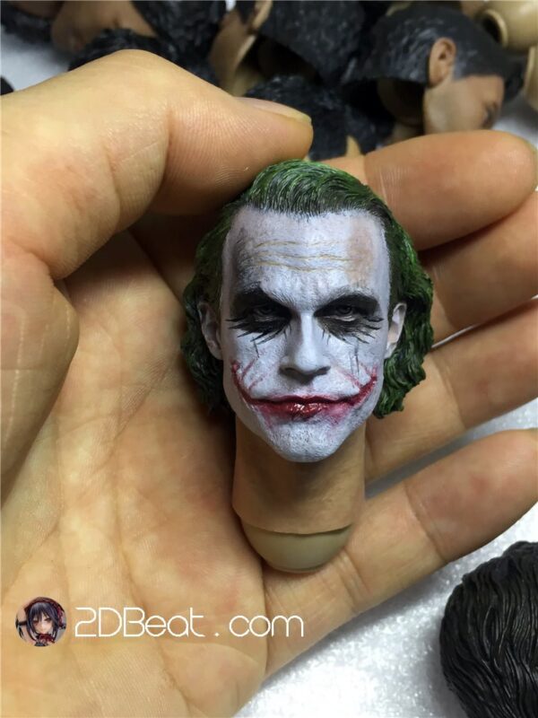 1/6 Joker Heath Ledger Head Sculpt 3.0 For 12" Hot Toys