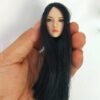 [In-Stock] 1/6 Scale Super Duck Asian Girl Head Sculpt Long Black Hair