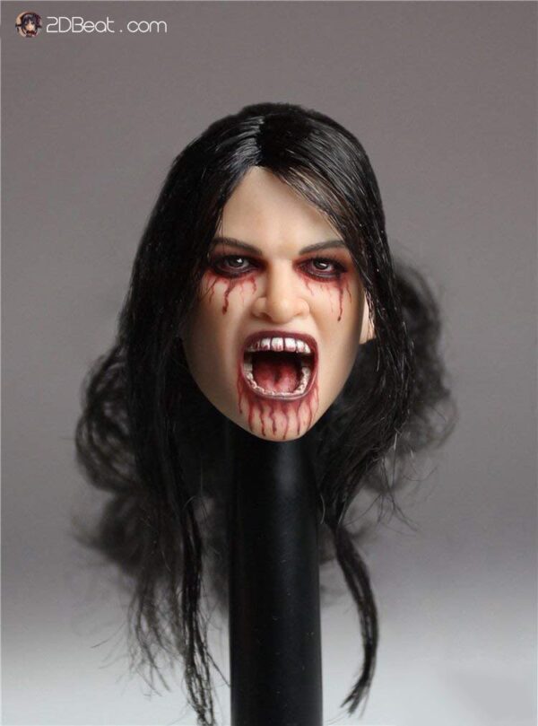 1/6 Scale Vampire Female Head Sculpt For 12" Hot Toys Phicen