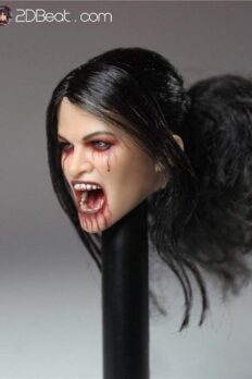 1/6 Scale Vampire Female Head Sculpt For 12