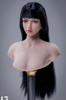 1/6 scale LZ TOYS LZ-SET016C Female Head Sculpt Black Hair
