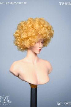 Head nữ 1/6 YMTOYS YMT032 Arthur Afro Hair Head Sculpt da ngăm Suntan