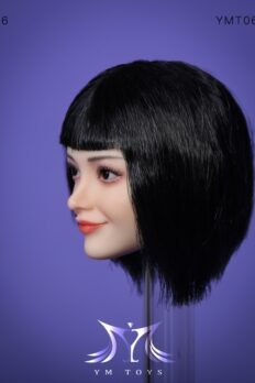 1/6 Scale YMTOYS YMT066 Circular 2.0 Female Head Sculpt Smile Version