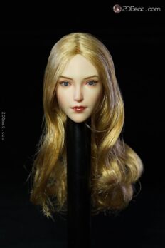 Super Duck Elf Female 1/6 Head Sculpt Interchangeable Ears / Blonde Hair