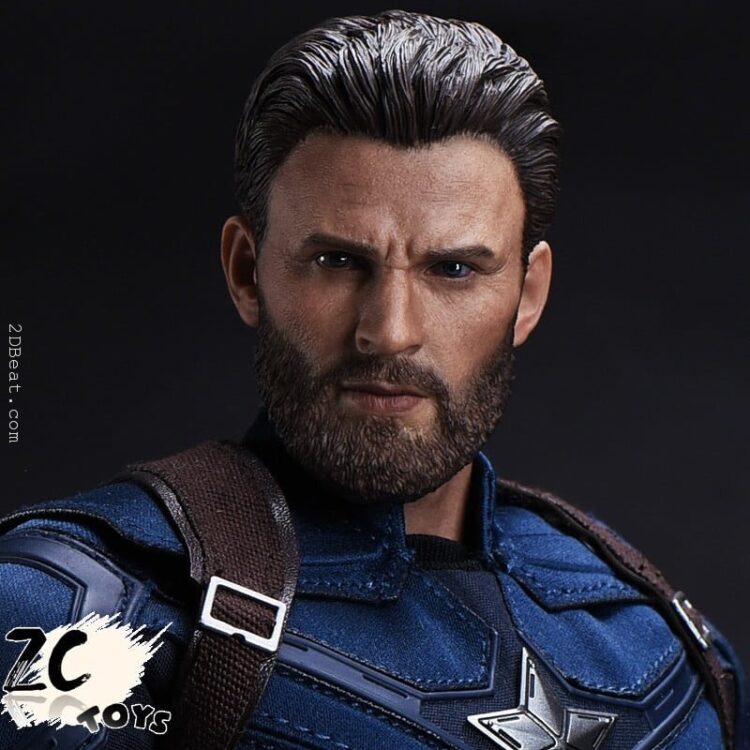 Head 1/6 Captain America phiên bản Avengers 4: Endgame