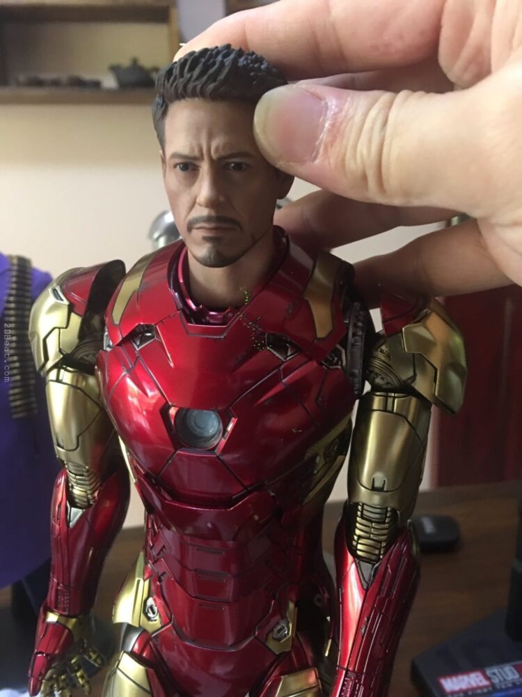 COPYCAT 1/6 Iron Man Tony Stark Male Head Sculpt ⋆ 2DBeat Hobby Store