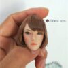 [In-Stock] Head Sculpt 1/6 SUPER DUCK European American Female Brown Short Hair