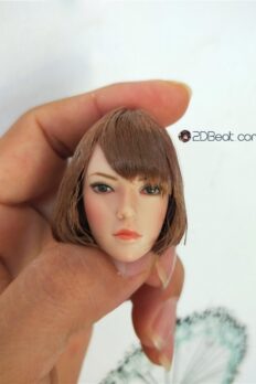 [In-Stock] Head Sculpt 1/6 SUPER DUCK European American Female Brown Short Hair