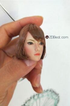 [In-Stock] Head Sculpt 1/6 SUPER DUCK European American Female Brown Short Hair