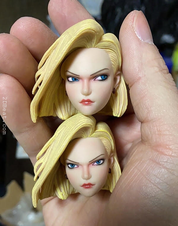 Iminitoys M003 Android 18 Head Sculpt 1/6 Scale ⋆ 2DBeat Hobby Store