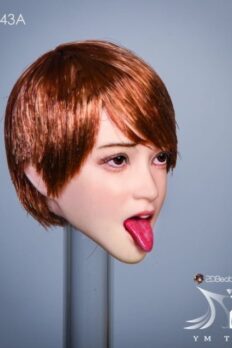 1/6 YMTOYS YMT043 Tongue Out Expression Girl Head Sculpt (Sutan Skin)