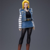 1/12 Scale Cdtoys CD048 Android 18 Head Sculpt & Costume set Fit 6'' PH TBL Figure Body