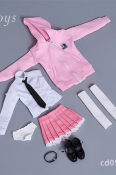 1/6 Scale CDtoys 051 School Uniform Maid Clothes Set Fit 12″ Female PH TBL Bodies