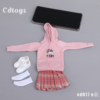 1/6 Scale CDTOYS CD017 Hoodie Pleated Skirt Clothes Set Fit 12" Female PH TBL HT Body
