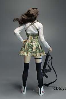 1/6 Scale CDtoys M014 Girl Tactical JK Dress Uniform Clothes Suit Fit 12
