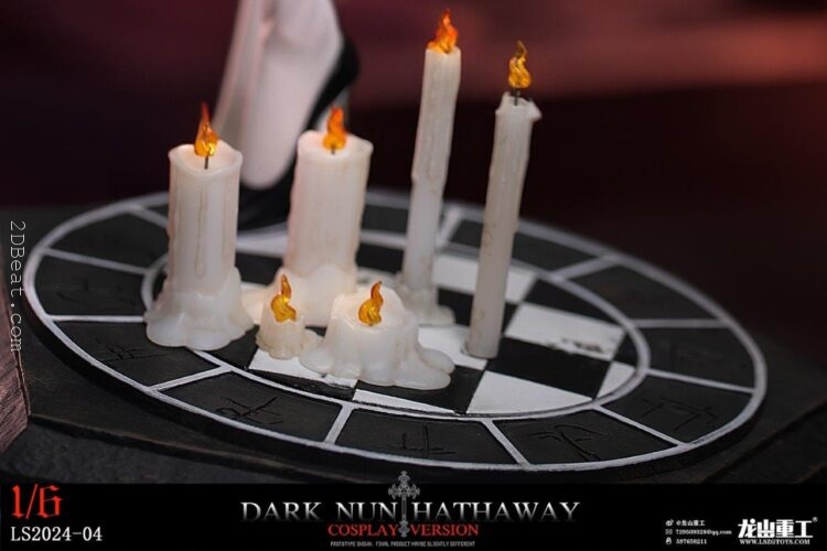 [In-Stock] 1/6 Scale Long Shan Jin Shu LS2024-04C Dark Sister Hathaway Dark Double Head Carving Luxury Edition - Image 9