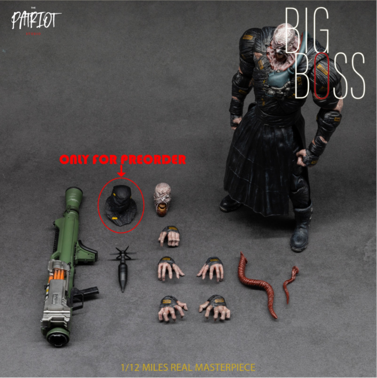 1/12 Scale Patriot Studio PA018 Resident Evil Big Boss Nemesis action figure - Image 8