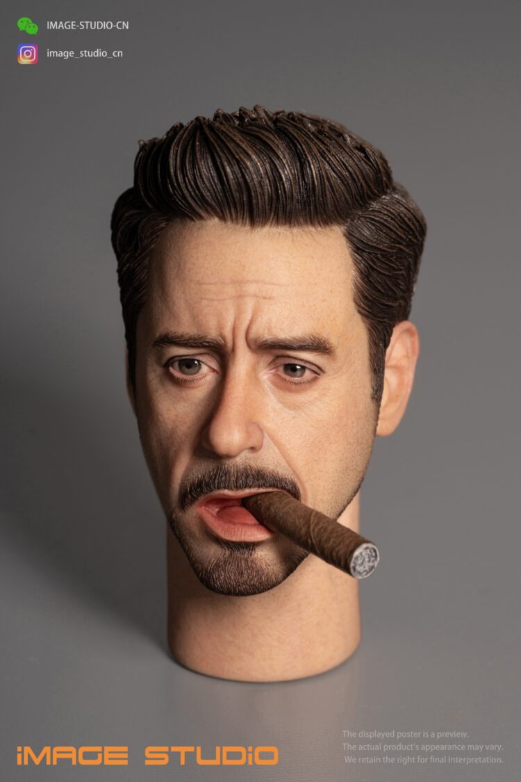 1/6 Scale Image Studio Tony Stark Head Sculpt - Image 5