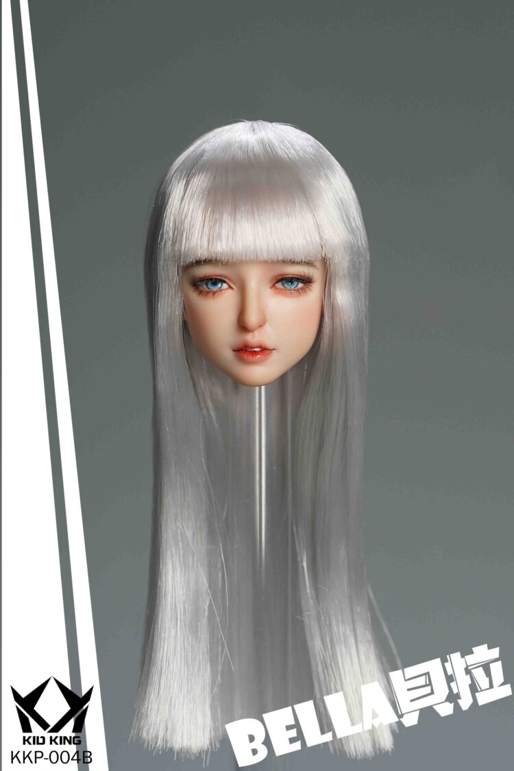 KKP004 - NEW PRODUCT: KID KING - BELLA-eyelash transplant head sculpt (#KKP004, ABCD) 09106