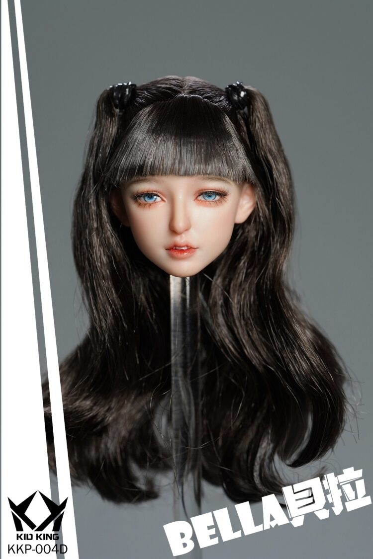 KKP004 - NEW PRODUCT: KID KING - BELLA-eyelash transplant head sculpt (#KKP004, ABCD) 15165