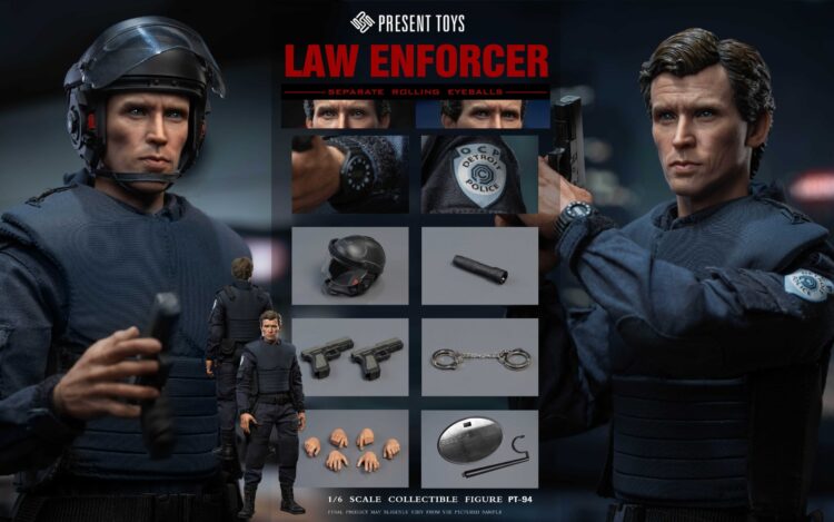 1/6 Scale Present Toys SP94 Detroit Law Enforcer action figure - Image 10