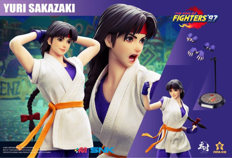 1/6 scale Tunshi Studio TS-XZZ-004 SNK The King Of Fighters 97 Yuri Sakazaki action figure - Image 8