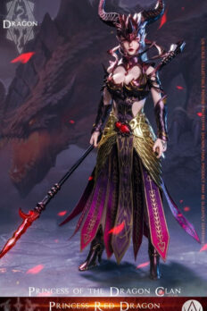 1/6 Scale WAR STORY WS019B Dragon Princess - Red Dragon Alexia Action Figure