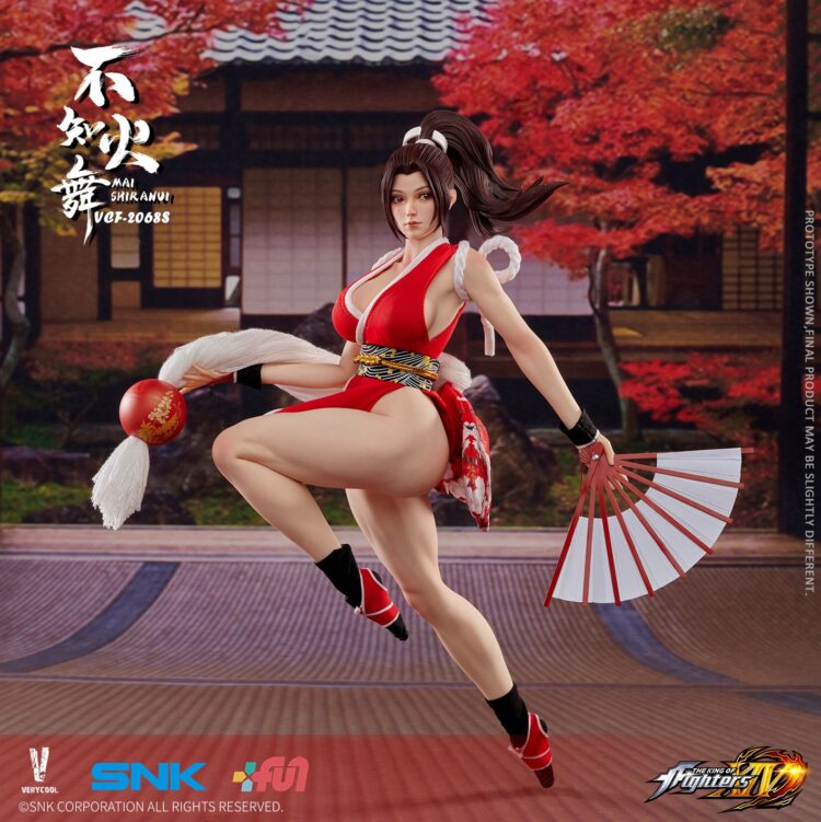 [In-Stock] 1/6 Scale Very Cool VCF-2068S The King of Fighters XIV-Mai Shiranui Straight Bangs Version - Image 5