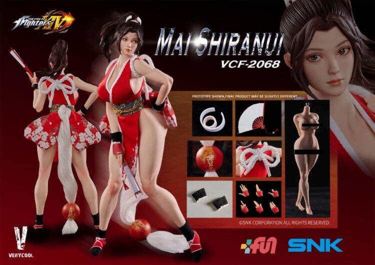 [In-Stock] 1/6 Scale Very Cool VCF-2068S The King of Fighters XIV-Mai Shiranui Straight Bangs Version - Image 6