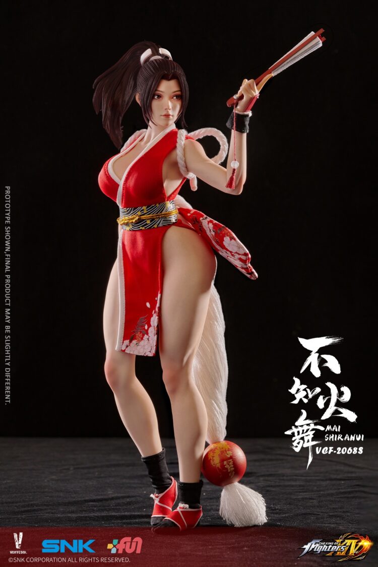 [In-Stock] 1/6 Scale Very Cool VCF-2068S The King of Fighters XIV-Mai Shiranui Straight Bangs Version - Image 3