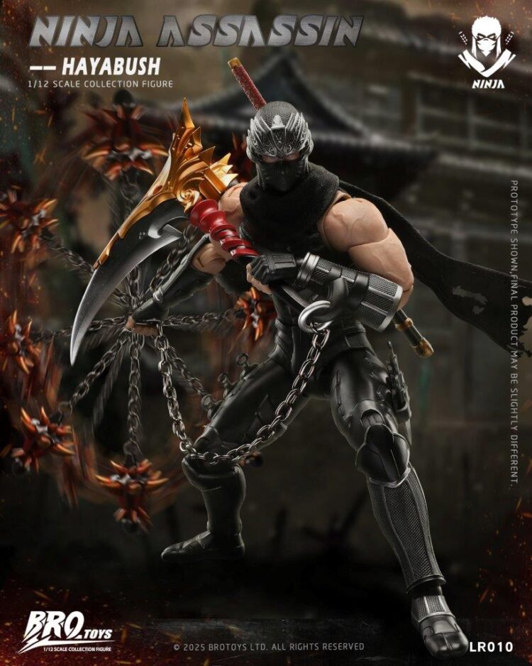 1/12 Scale BroToys Ninja Gaiden Ryu Hayabusa action figure - Image 3