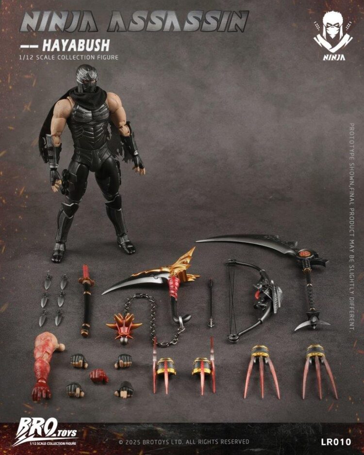 1/12 Scale BroToys Ninja Gaiden Ryu Hayabusa action figure - Image 11